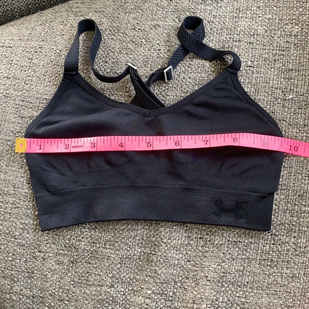 Under Armour Women’s Black Sports Cross Back Bra Size XS - Picture 3 of 6